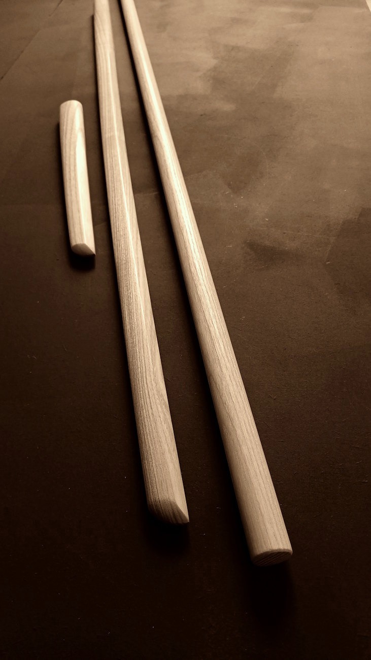 Set d' armes Aikido, Bokken jiki shinkage / Jo/ Tanto – Image 3