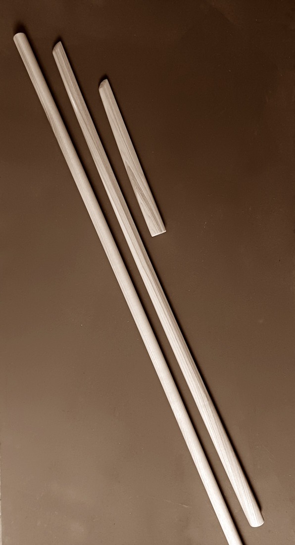 Set d' armes Aikido, Bokken jiki shinkage / Jo/ Tanto – Image 5
