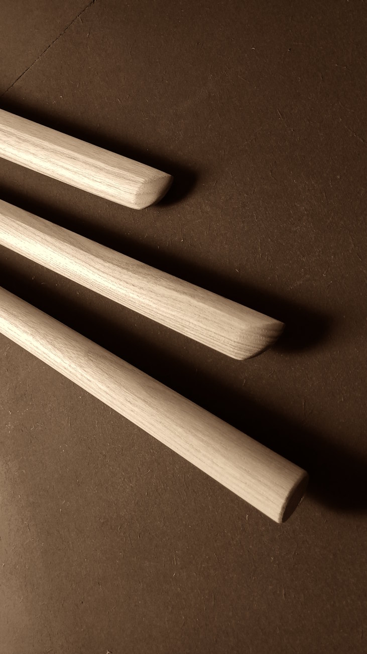 Set d' armes Aikido, Bokken jiki shinkage / Jo/ Tanto – Image 4